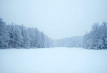 winter scene - Generative AI