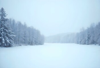 winter scene - Generative AI