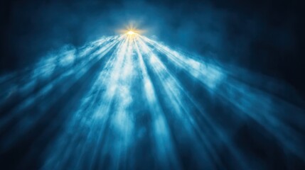 HUD Holographic Circle and Light Spot on Transparent Background