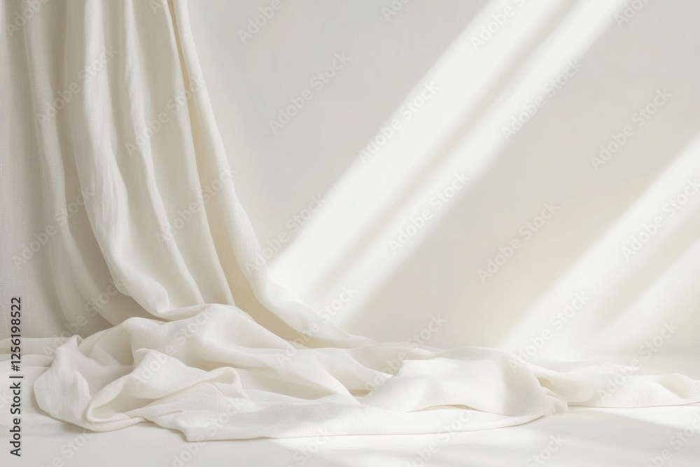 Aufkleber minimalist clothing display on neutral background highlighting simplicity and elegance in modern fas