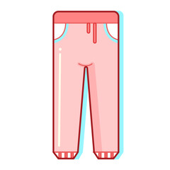 Spring new clothing series fresh spring day cloth soft colored icon pack