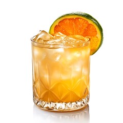 Moscow mule fresh drink isolated on white background