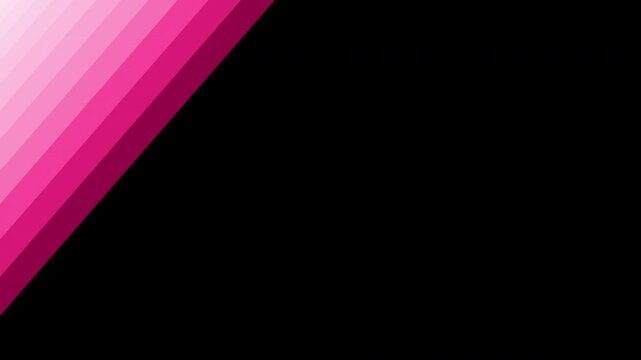 Transition overlay effect pink red gradient line stripes swipe scene change effect with transparent alpha background [4K] 
