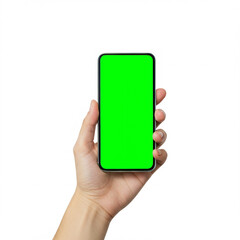 スマートフォンを持つ手（合成用）
