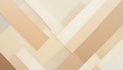 Beige Abstract Geometric Gradient in Neutral Tones Business Concept 3D Pattern with Pyramid Triangle and Prism Shapes for a Banner