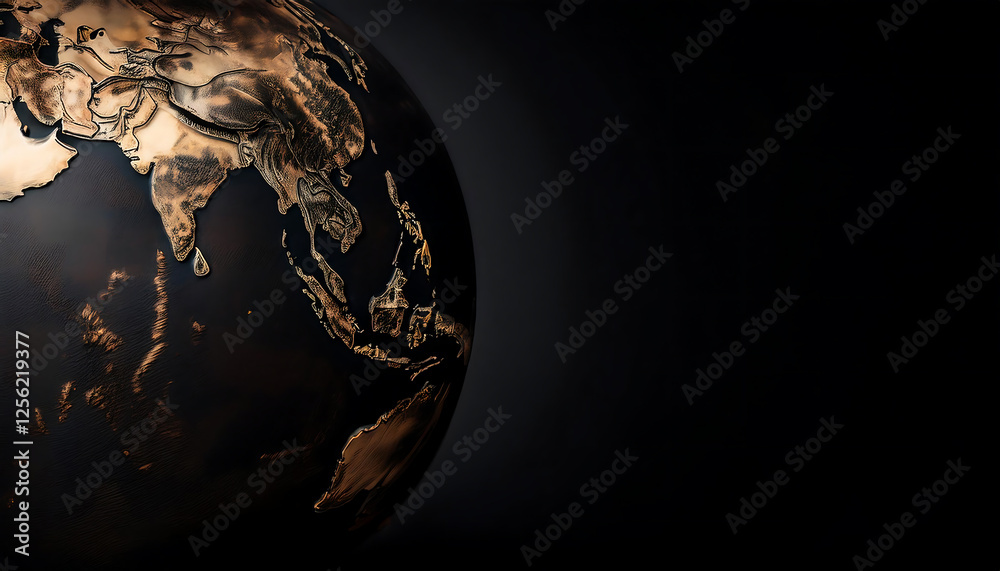 Wall mural planet earth in space
