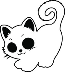 Cute Cat silhouette
