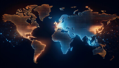 planet earth in space