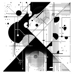 abstract T-shirt design