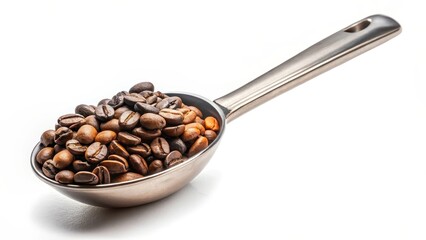 Fototapeta premium Coffee Beans in Measuring Spoon