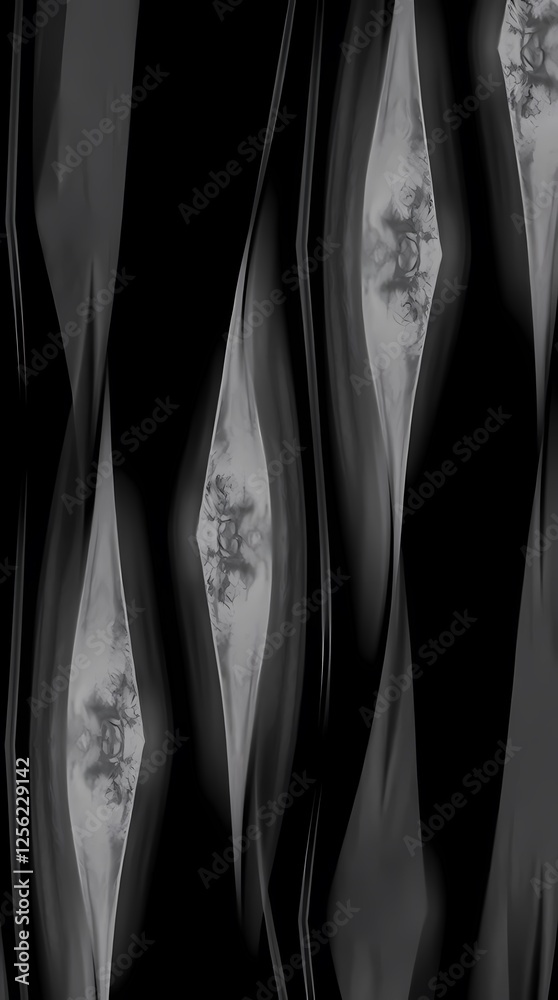 Poster intricate patterns of light and shadow create depth in a design. generative ai