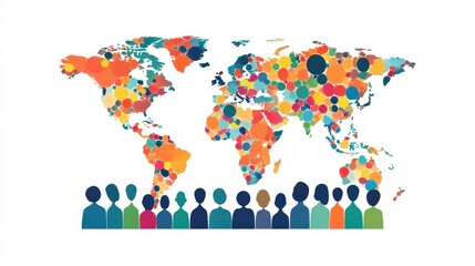 Obraz premium A person is seated in front of a large array of screens displaying numerous video feeds, likely participating in a virtual conference or monitoring multiple live streams. The setup suggests a high-tec