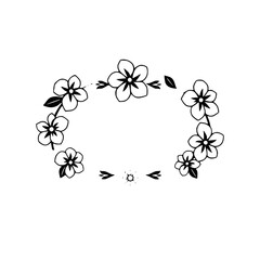 Elegant depiction: A floral arrangement of garlands design of delicate flowers shaped like floral motifs.
  Keywords: **Keywords.
  
Floral, Design, Botanical, Style:Floral, Style, Arrangement, Floral