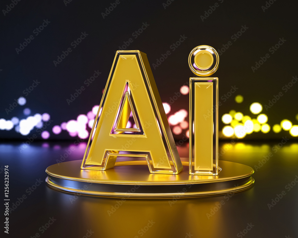 Aufkleber a sleek 3d visualization of the 