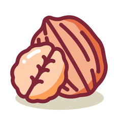 Strong food multi colored icon pack