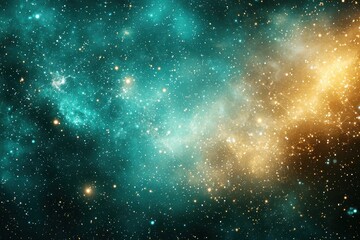 Obraz premium Cosmic journey through space infinite galaxy abstract artwork dark environment wide view glowing concepts for imagination