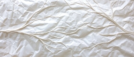 Obraz premium Textured white paper with intricate creases resembling natural branches and veins