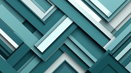 Teal geometric shapes, abstract background, design