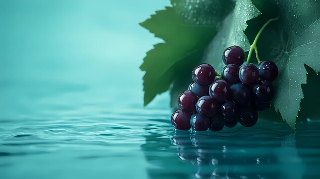 grape graphic for culinary use, abstract style, vibrant tones, textured background, perfect for cookbooks, magazines, and advertisements, creative flair