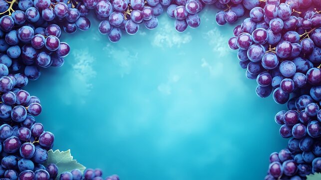 grape graphic for culinary use, abstract style, vibrant tones, textured background, perfect for cookbooks, magazines, and advertisements, creative flair