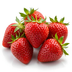 strawberry isolated on white background