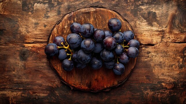 grape graphic for culinary use, abstract style, vibrant tones, textured background, perfect for cookbooks, magazines, and advertisements, creative flair