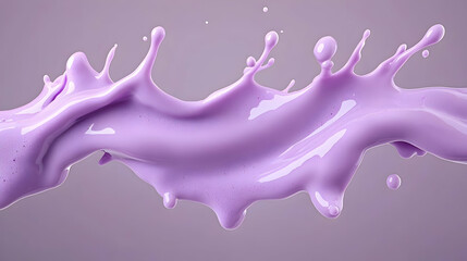 Lavender liquid splash, dynamic flow, studio shot, food background