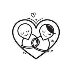  Love-and-care---outline-icon---pixel-perfect-vector art illustration.