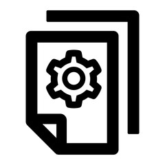 Student work platform finance black icon pack