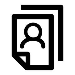 Student work platform finance black icon pack