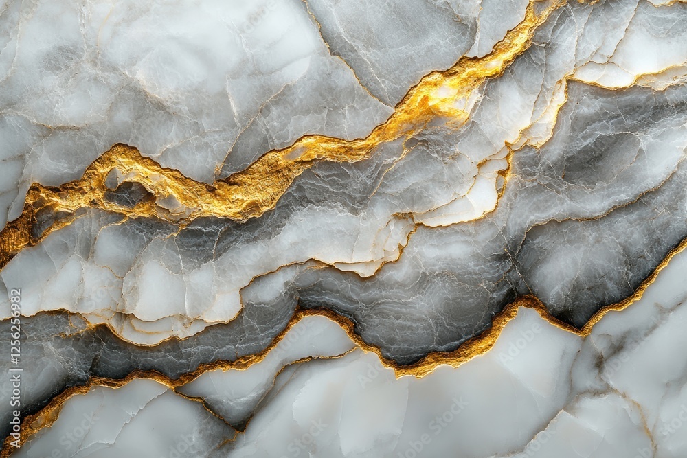 Aufkleber a stunning abstract background featuring elegant gray and gold marbling patterns. perfect for design