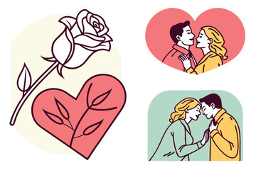 Happy Valentine's Day Typography Design