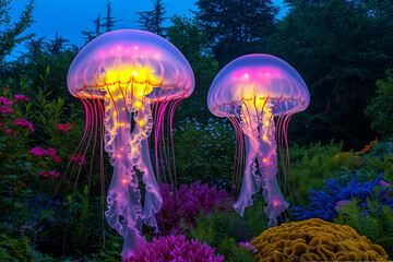  coral triangle winter dusk jellyfish