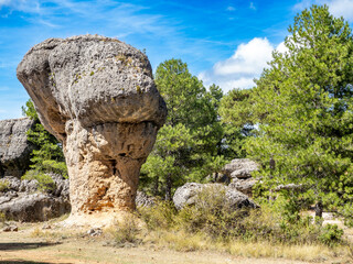 Enchanted city of Cuenca mountain range, Spain