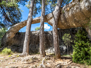 Fototapeta premium Enchanted city of Cuenca mountain range, Spain