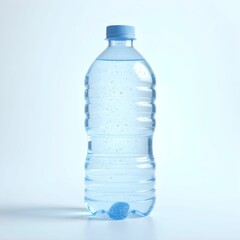 Clear Water Bottle with Condensation