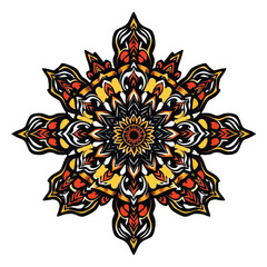 abstract floral ornament