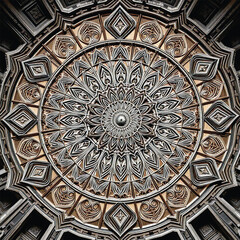 ceiling of the mosque