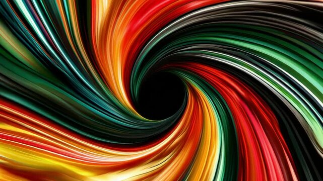Abstract creative background with swirling colors of red, green, black, and yellow. Black History Month, Juneteenth day background