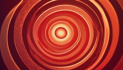 Fototapeta premium Abstract Swirl and Spiral Red Concentric Circles Creating a Dynamic Texture for a Bold Wallpaper