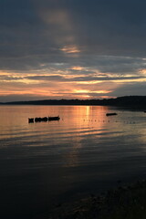 Abend am Stettiner Haff