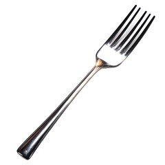 Elegant Silver Fork: A Culinary Essential on a white background.