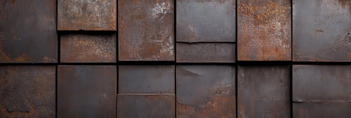 Dark and brutal metal surface texture for industrial design