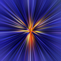 Colorful zoom motion effect. Abstract background.