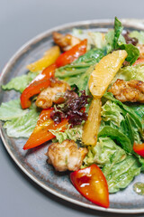 Vegetables with shrimp