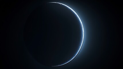 Obraz premium Planet sunrise, space exploration