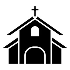 Church Glyph Icon