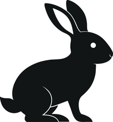 rabbit vector illustration, Bunny easter editable vector