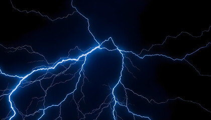 abstract futuristic lightning in a black background
