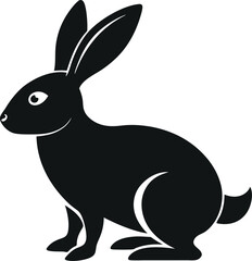 rabbit vector illustration, Bunny easter editable vector